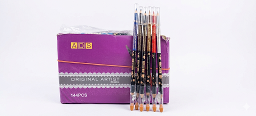 Harmal Store ADS Professional Pencil Set (6 Pieces Bulk Pack) – Premium Drawing & Sketching Pencils for Artists –