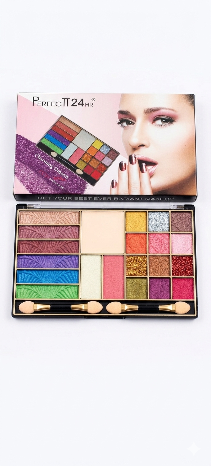 Multi-Finish Eyeshadows, Satin Blushes & Diamond Glitters | Non-Transfer, Moisturizing Long-Wear Formula with Precision-Tip Dual Applicators