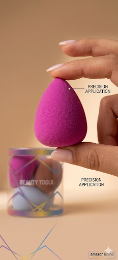 Pro-Series Multi-Use Beauty Blender Set – Latex-Free Makeup Sponge Kit for Foundation, Concealer & Wet/Dry Blending with Travel Case