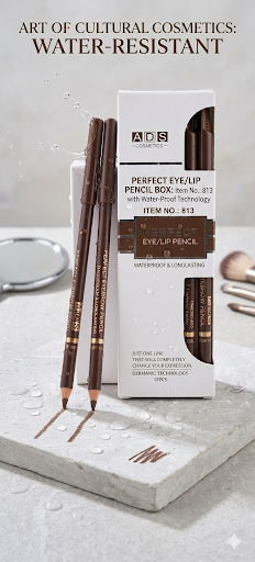 ADS Cosmetics 12-Piece Perfect Eye & Lip Liner Pencil Set – Waterproof, Smudge-Proof 24HR Longwear Formula, High-Pigment Matte Makeup Pencils with Dual-Use Blending Spoolie Caps