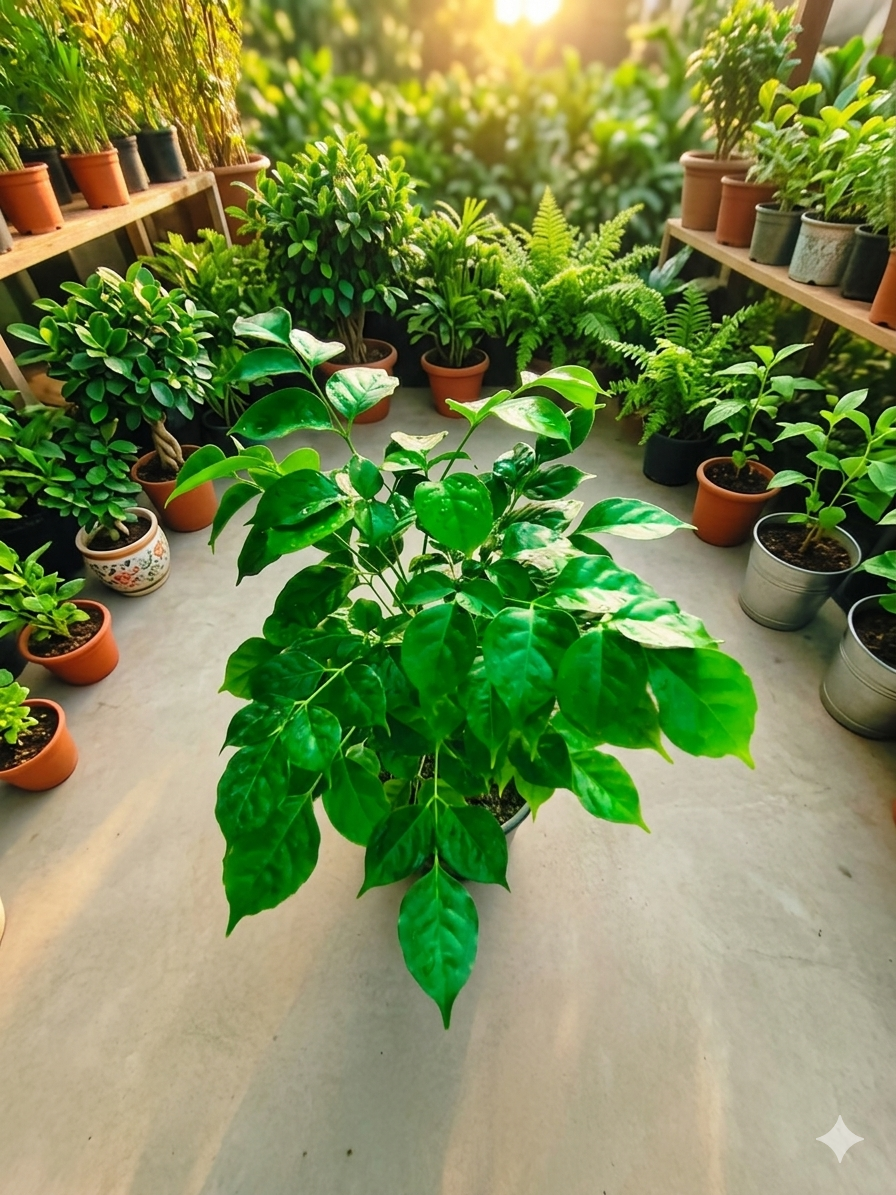 asmine Live Plant (Jasminum officinale) – Fragrant White Flowering Plant, Evergreen Ornamental Indoor & Outdoor Plant for Home Garden & Balcony