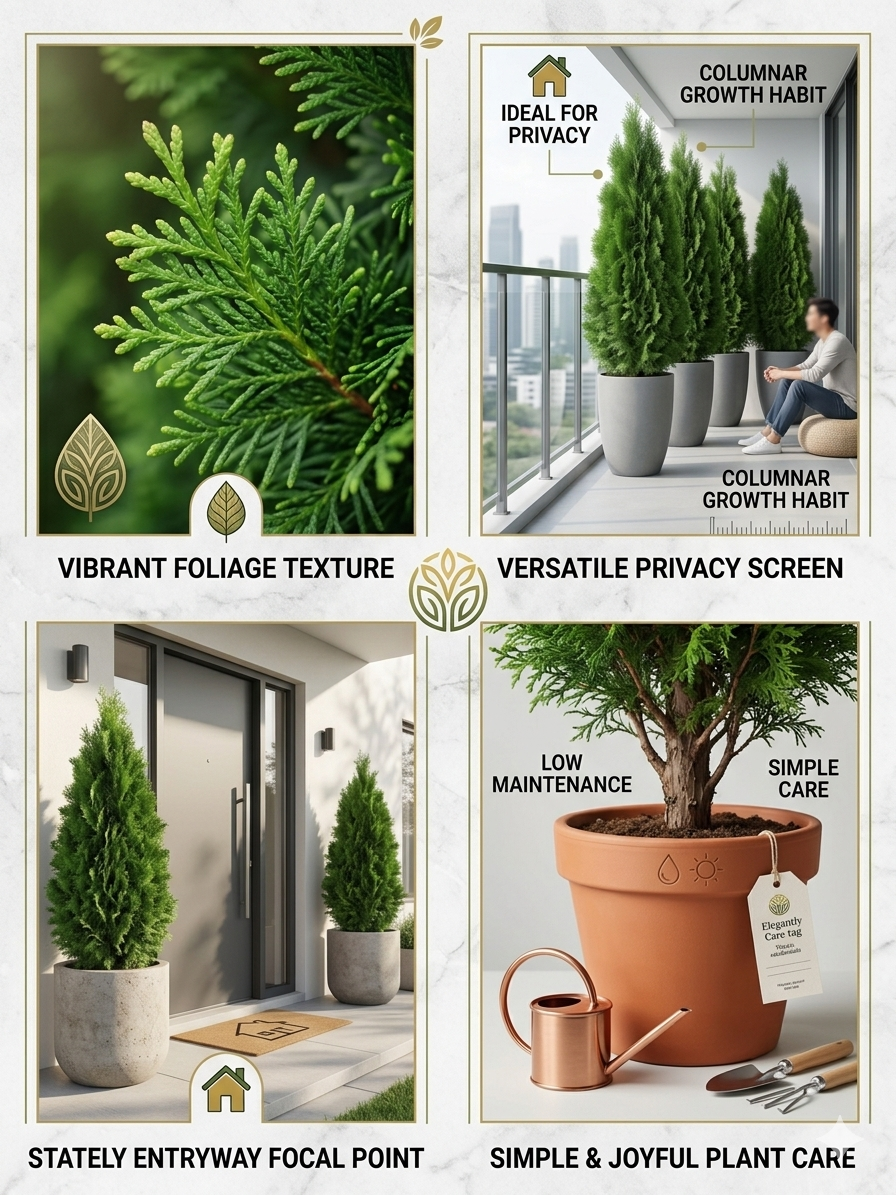 Cyan Plastic Plant Pot for Indoor & Outdoor Plants | 4 Litre Capacity | Lightweight UV Resistant Garden Planter | Drainage Holes for Healthy Roots | Decorative Plastic Gamla | 20 cm