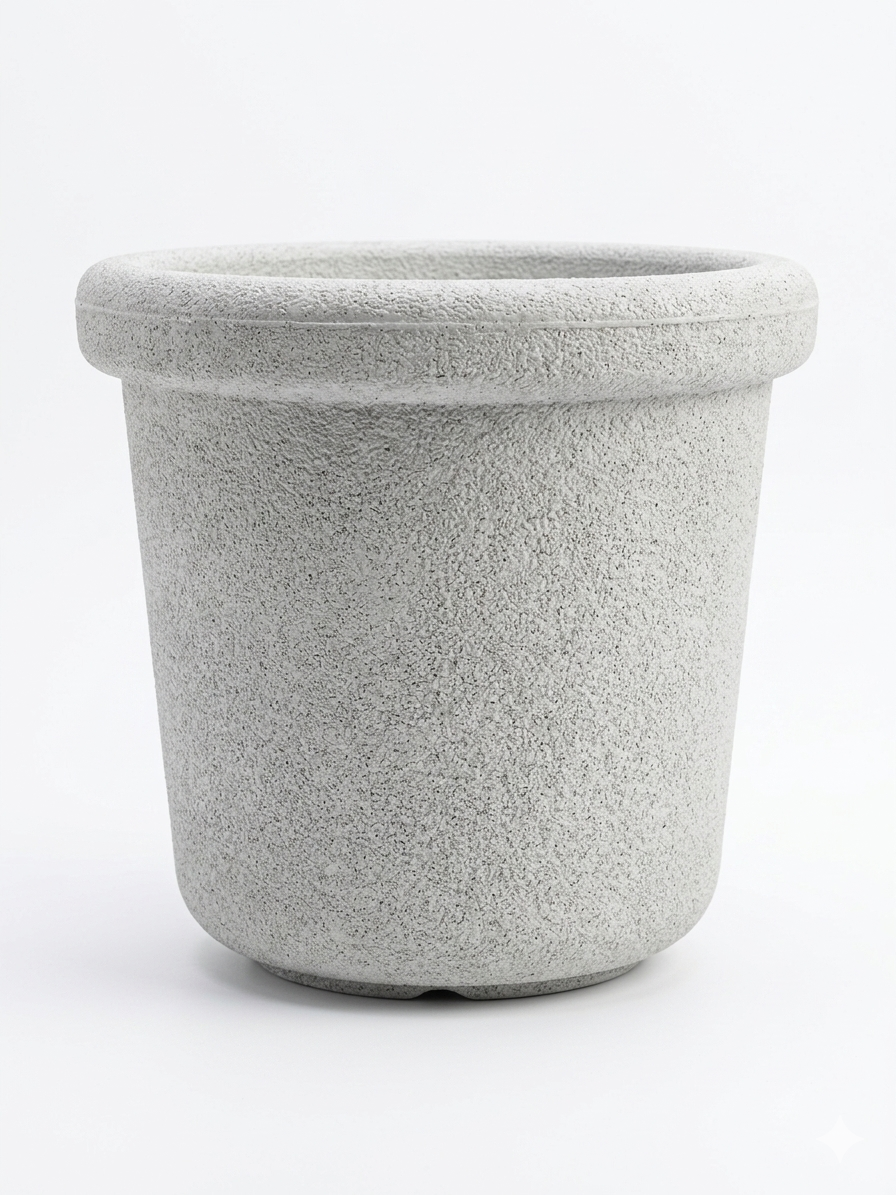 Cypress Textured Garden Pot for Indoor & Outdoor Plants | Decorative Planter with Drainage Hole | Durable Weather-Resistant Composite Pot | Ideal for Home, Balcony & Garden Plants