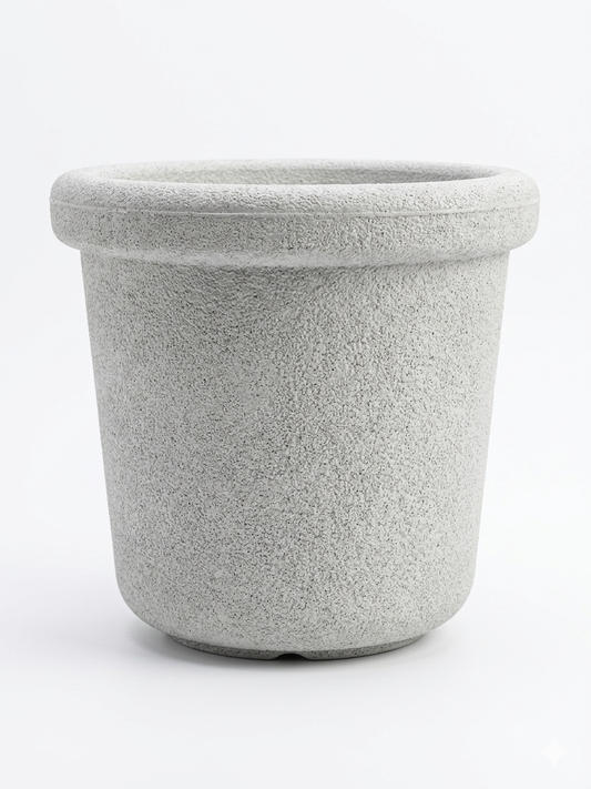 Cypress Textured Garden Pot for Indoor & Outdoor Plants | Decorative Planter with Drainage Hole | Durable Weather-Resistant Composite Pot | Ideal for Home, Balcony & Garden Plants