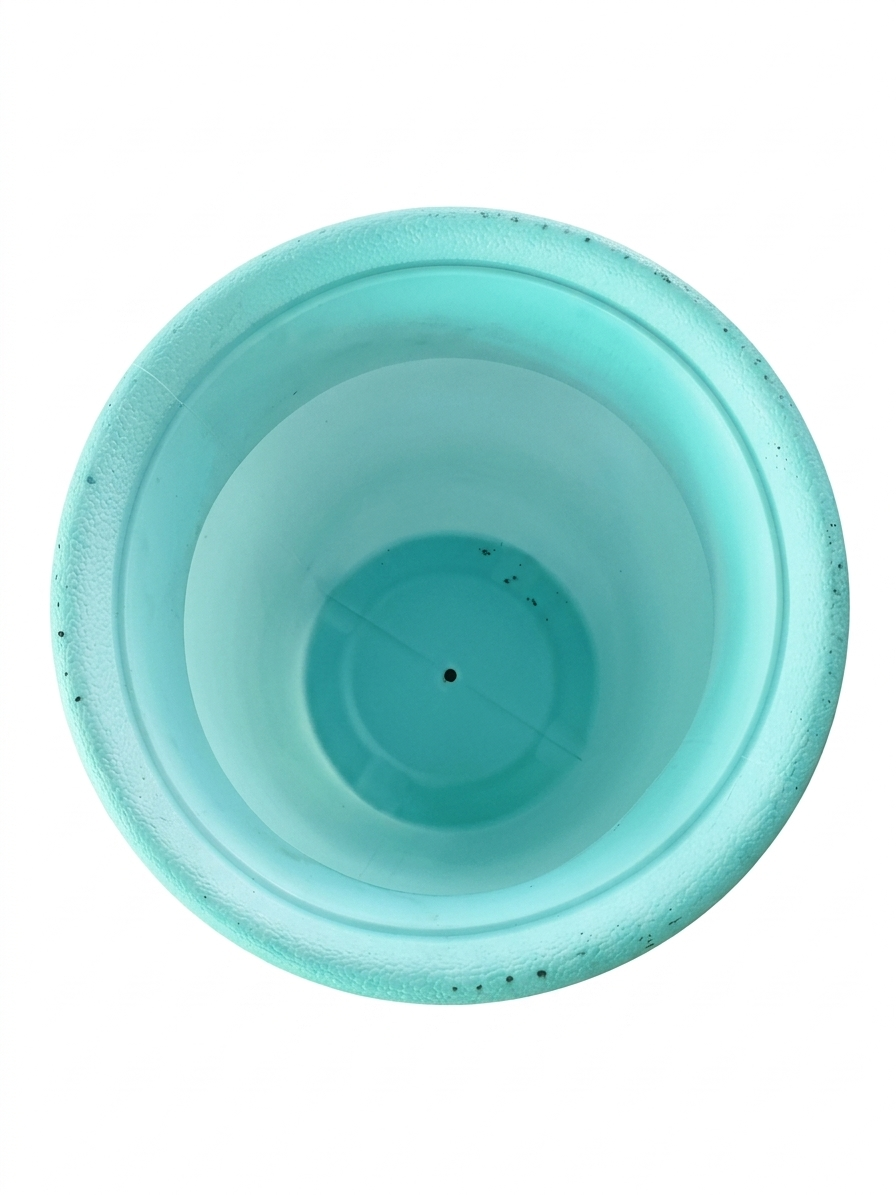 Cyan Plastic Plant Pot for Indoor & Outdoor Plants | 4 Litre Capacity | Lightweight UV Resistant Garden Planter | Drainage Holes for Healthy Roots | Decorative Plastic Gamla | 20 cm