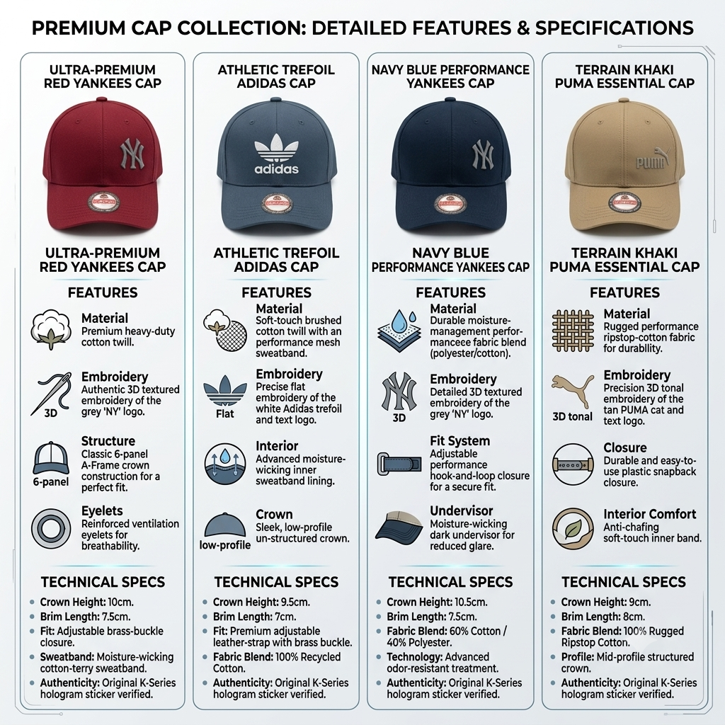 Premium Cotton Baseball Cap | Adjustable Unisex Sports Cap