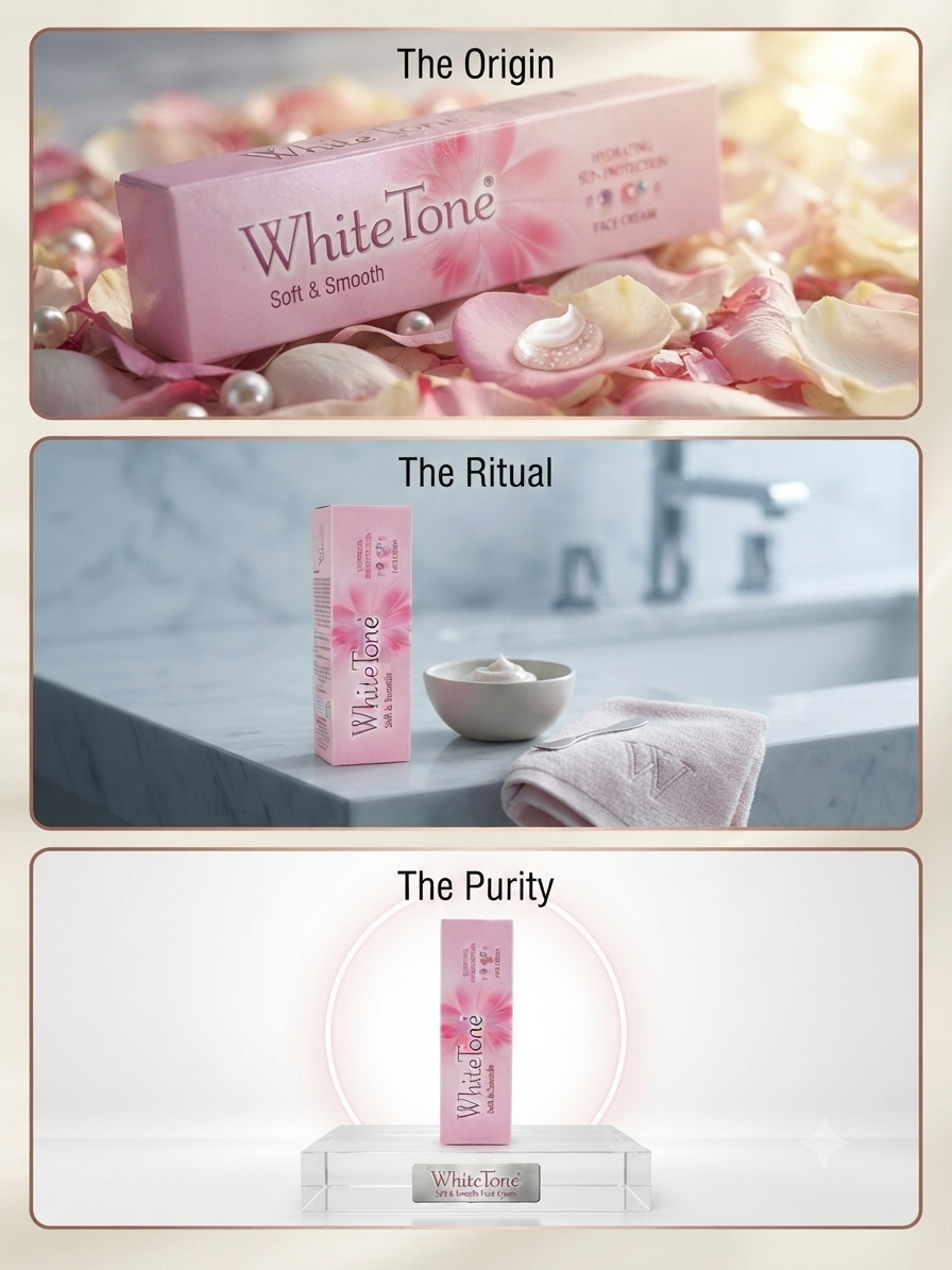 White Tone Soft & Smooth Face Cream | Lightweight Daily Moisturizing Face Cream | Hydrating & Non-Greasy Formula | Soft, Smooth & Radiant Looking Skin | Suitable for All Skin Types