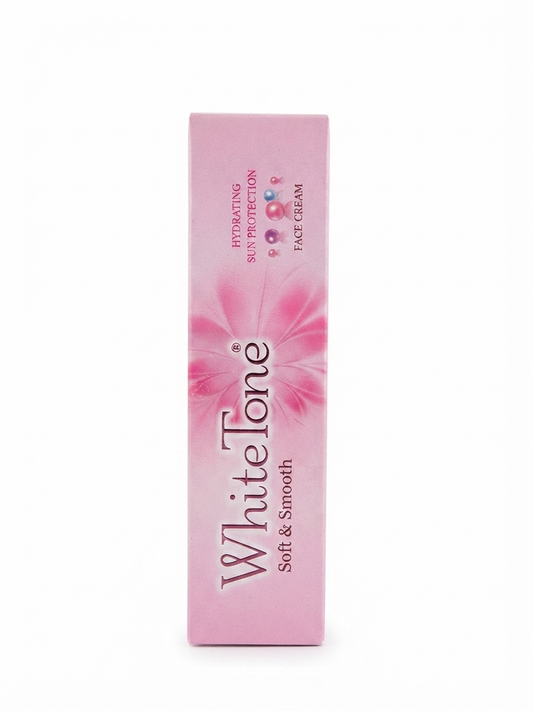 White Tone Soft & Smooth Face Cream | Lightweight Daily Moisturizing Face Cream | Hydrating & Non-Greasy Formula | Soft, Smooth & Radiant Looking Skin | Suitable for All Skin Types