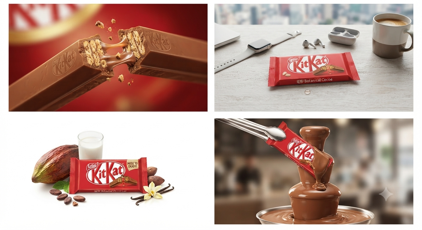 Nestlé KitKat Milk Chocolate Wafer Bar | Crispy Wafer Coated with Smooth Milk Chocolate | Vegetarian Chocolate Snack | 37.3g | Perfect for Gifting, Sharing & Anytime Break