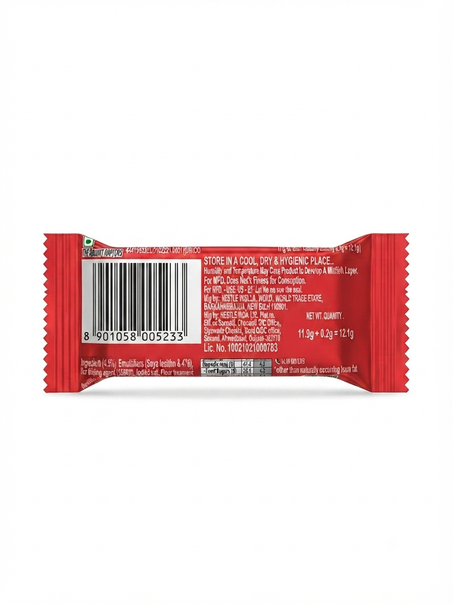 Nestlé KitKat Milk Chocolate Wafer Bar | Crispy Wafer Coated with Smooth Milk Chocolate | Vegetarian Chocolate Snack | 37.3g | Perfect for Gifting, Sharing & Anytime Break