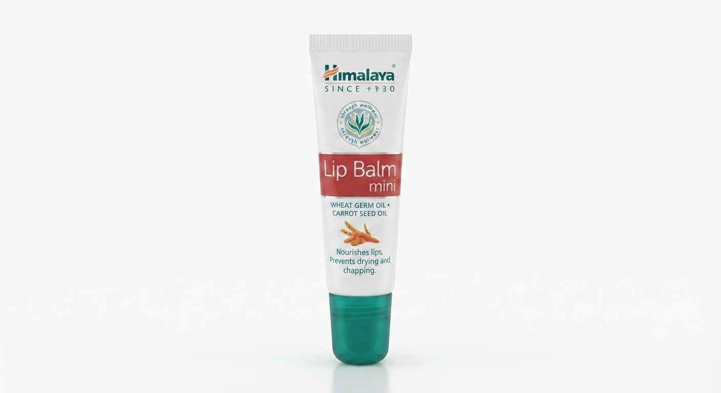 Himalaya Lip Balm Mini, Himalaya lip balm, moisturizing lip balm, hydrating lip balm, natural lip balm, lip care balm, nourishing lip balm, dry lips treatment, daily lip balm