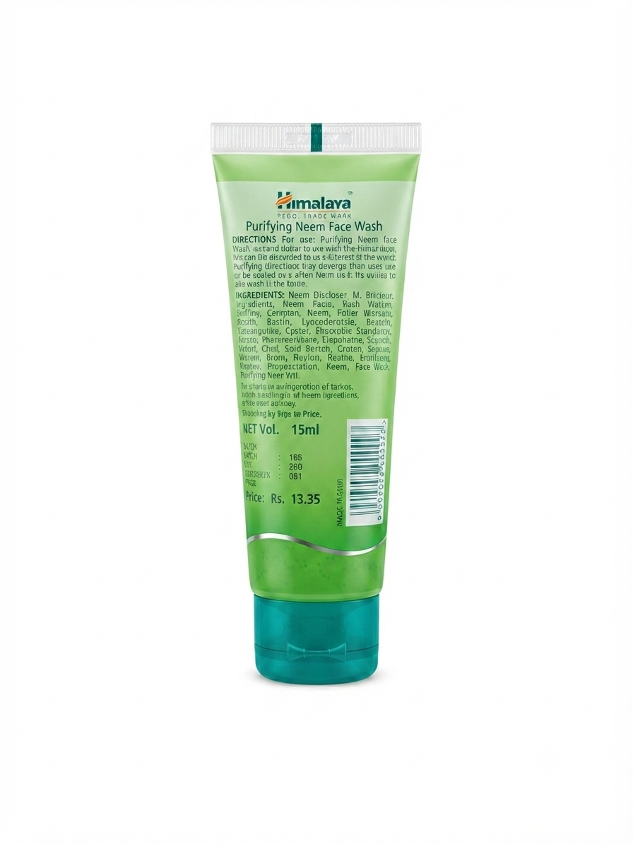 Himalaya Purifying Neem Face Wash, neem face wash, face wash for oily skin, pimple face wash, herbal face wash, natural face cleanser, anti acne face wash, daily face wash