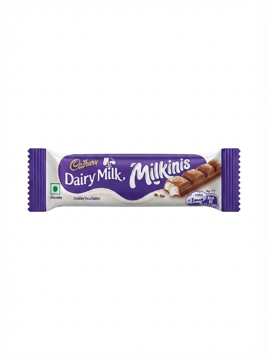 Cadbury Dairy Milk Milkinis Chocolate Bar | Creamy Milk Filled Chocolate | Smooth Milk Chocolate | Vegetarian Chocolate | Perfect for Snacking, Gifting & Sharing