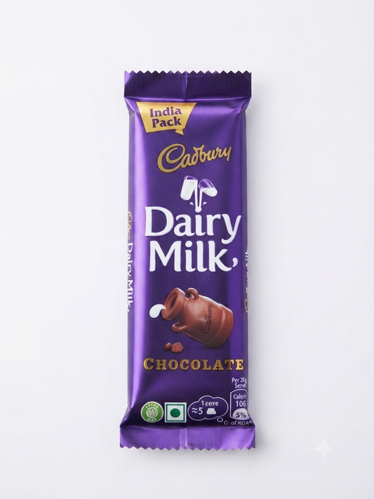Cadbury Dairy Milk Chocolate Bar | Creamy Milk Chocolate | Smooth & Rich Cocoa | Vegetarian Chocolate | Perfect for Gifting, Snacking & Sharing