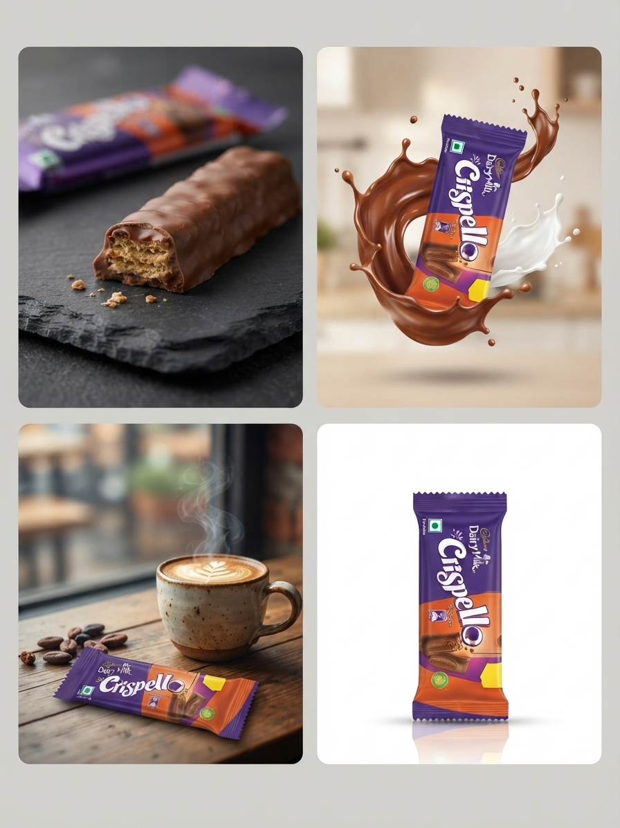 Cadbury Dairy Milk Crispello Chocolate Bar | Crispy Wafer Filled Milk Chocolate | Creamy Cocoa Chocolate | Vegetarian Chocolate Snack | Perfect for Gifting & Snacking
