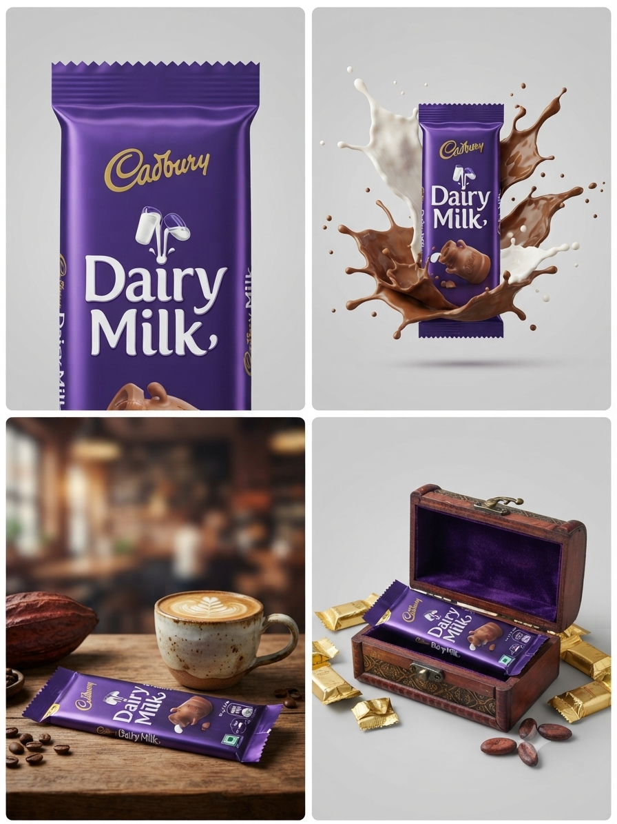 Cadbury Dairy Milk Chocolate Bar | Creamy Milk Chocolate | Smooth & Rich Cocoa | Vegetarian Chocolate | Perfect for Gifting, Snacking & Sharing
