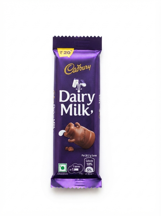 Cadbury Dairy Milk Chocolate Bar | Creamy Milk Chocolate | Smooth & Rich Cocoa | Vegetarian Chocolate | Perfect for Gifting, Snacking & Sharing
