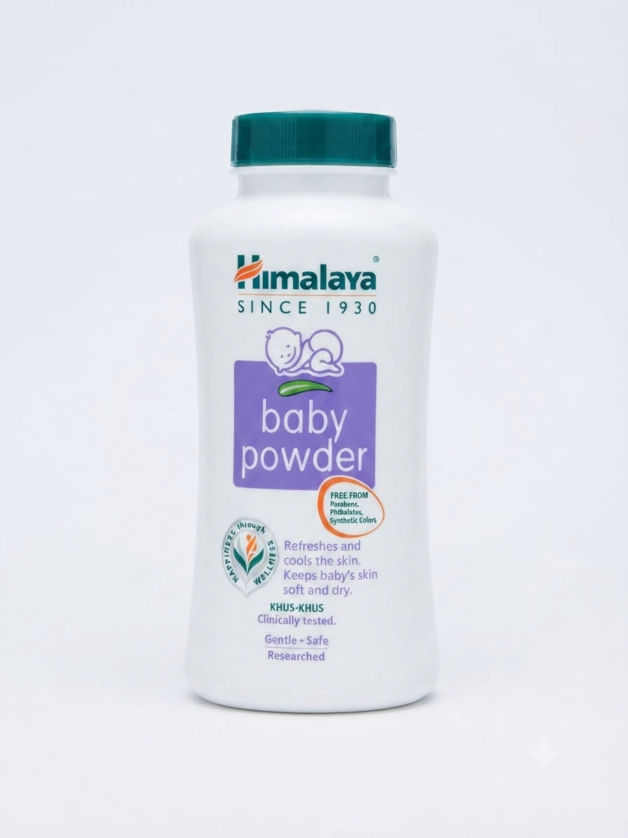 Himalaya Baby Powder (200g/400g) - Refreshing & Cooling Khus-Khus Infusion for Delicate Skin