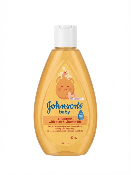 Johnson's Baby Shampoo | No More Tears Formula | Gentle Baby Hair Cleanser | Mild Daily Shampoo for Newborns, Babies & Kids | Dermatologist Tested