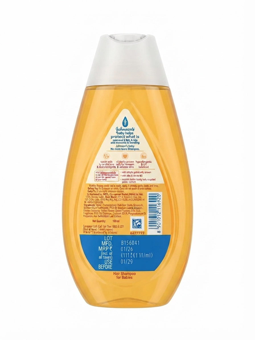 Johnson's Baby Shampoo | No More Tears Formula | Gentle Baby Hair Cleanser | Mild Daily Shampoo for Newborns, Babies & Kids | Dermatologist Tested