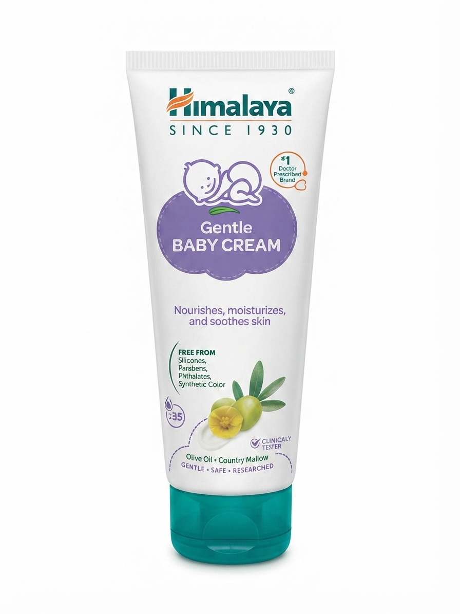 Himalaya Gentle Baby Cream, baby cream, baby moisturizer, baby skin cream, gentle baby lotion, newborn baby cream, baby moisturizing cream, Himalaya baby care