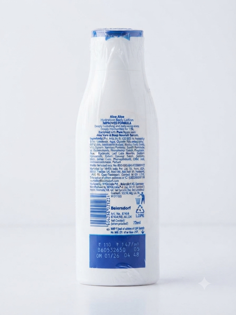 NIVEA Nourishing Body Milk 72h Moisture with Hyaluron & Sweet Almond Oil | Deep Moisturizing Body Lotion for Dry to Very Dry Skin | Rich & Creamy Formula | Dermatologically Tested