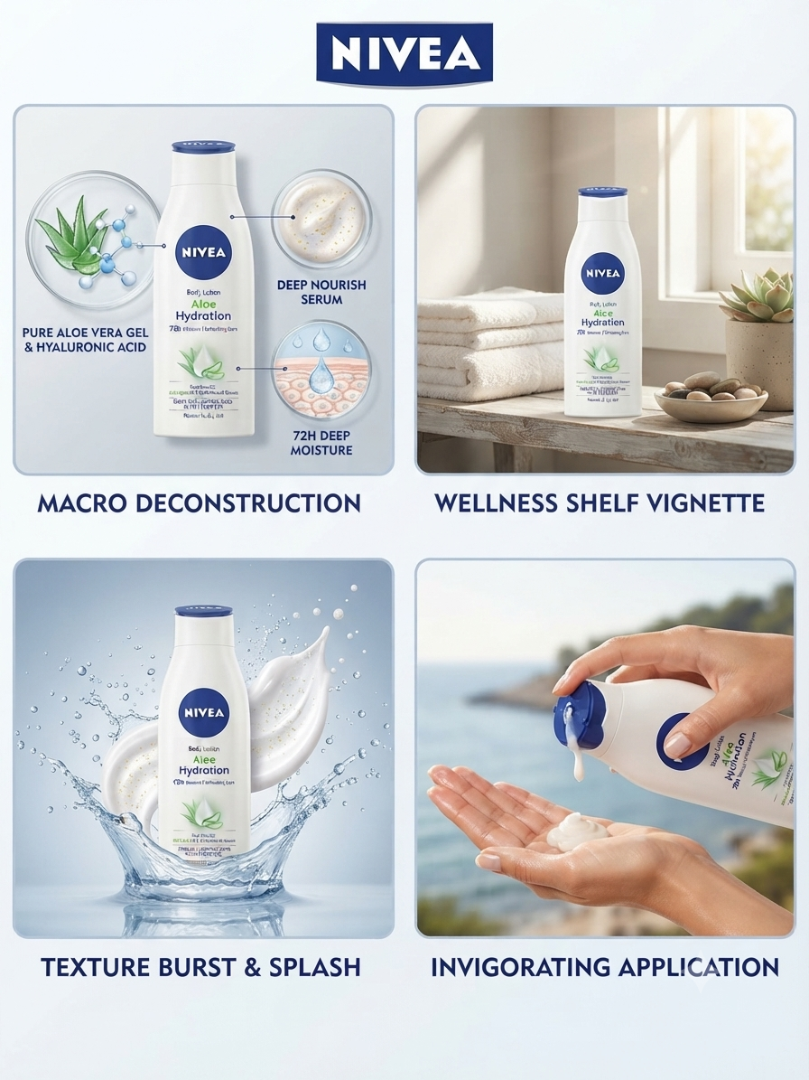 NIVEA Nourishing Body Milk 72h Moisture with Hyaluron & Sweet Almond Oil | Deep Moisturizing Body Lotion for Dry to Very Dry Skin | Rich & Creamy Formula | Dermatologically Tested