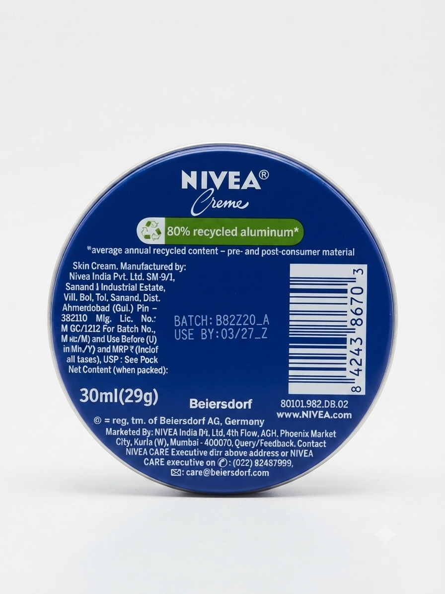 NIVEA Creme Moisturizing Cream for Face, Body & Hands | Deep Moisturization for Dry Skin | Rich & Creamy Formula with Eucerit®, Panthenol & Glycerin | Daily Skin Care