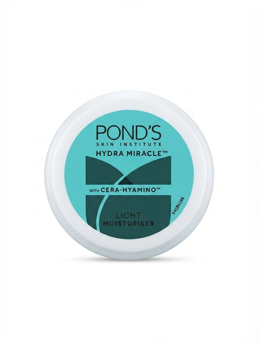 Pond's Skin Institute Hydra Miracle Light Moisturiser 50ml | Lightweight Face Moisturizer with Niacinamide, Hyaluronic Acid & Ceramides | Non-Greasy Hydration