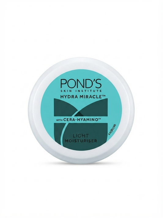 Pond's Skin Institute Hydra Miracle Light Moisturiser 50ml | Lightweight Face Moisturizer with Niacinamide, Hyaluronic Acid & Ceramides | Non-Greasy Hydration