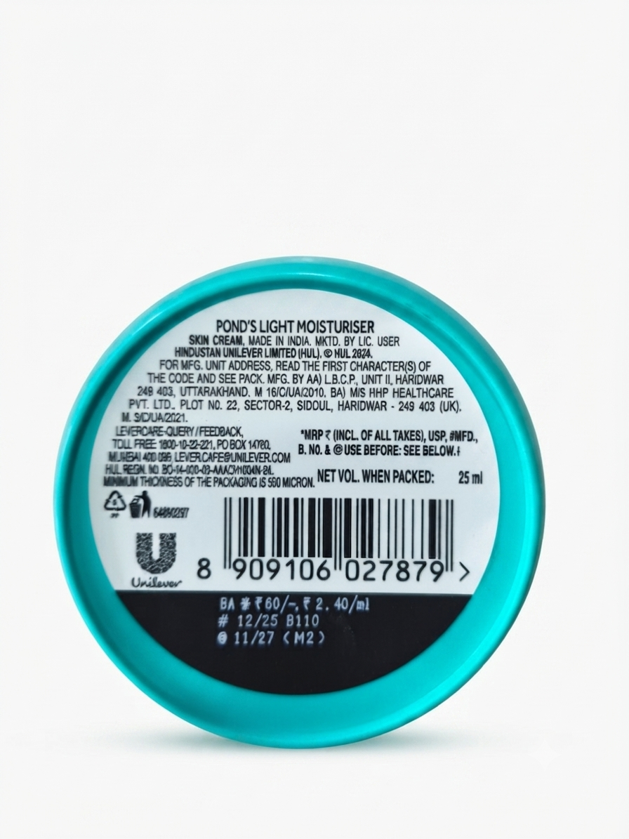 Pond's Skin Institute Hydra Miracle Light Moisturiser 50ml | Lightweight Face Moisturizer with Niacinamide, Hyaluronic Acid & Ceramides | Non-Greasy Hydration