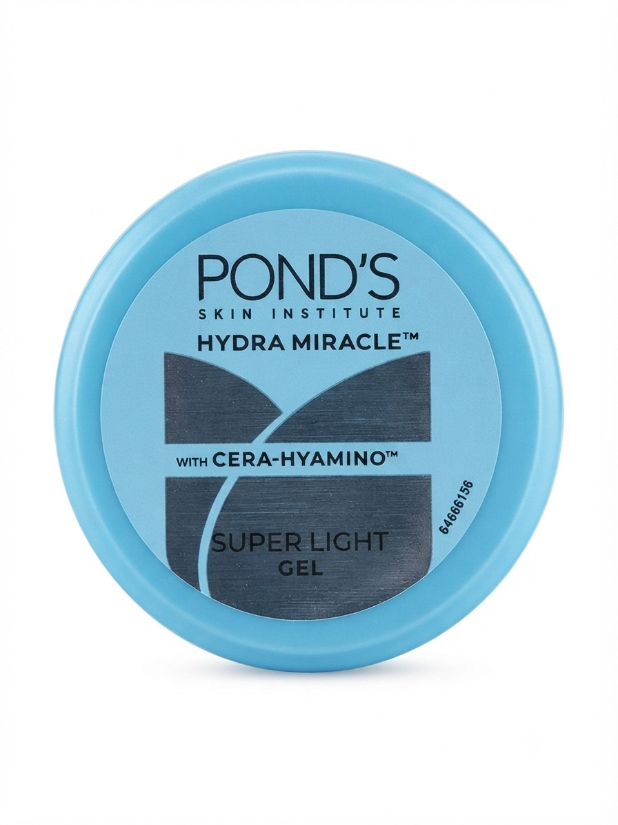 POND'S Hydra Miracle Super Light Gel Moisturizer | Lightweight Hydrating Face Gel with Cera-Hyamino Complex, Glycerin & Niacinamide | Non-Greasy
