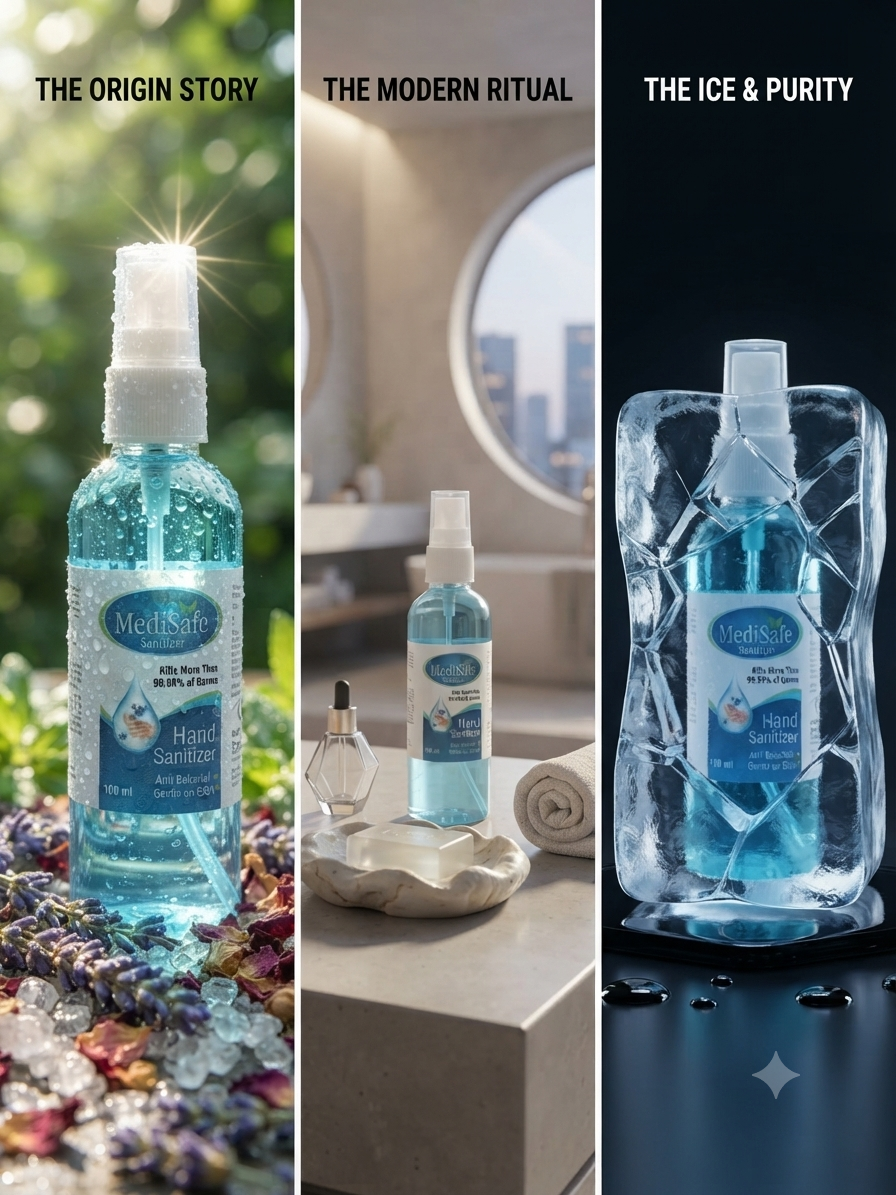 MediSafe Hand Sanitizer Spray 100ml | Alcohol-Based Hand Sanitizer | Antibacterial Hand Hygiene Spray | No-Water Hand Sanitizing Solution | Convenient Pump Bottle
