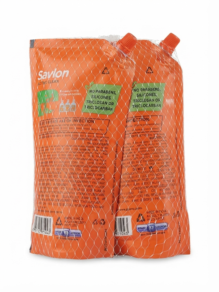 Savlon Deep Clean Handwash, 1250ml (625ml x 2 Pouches), Germ Protection Hand Wash, 90% Natural Origin Ingredients, pH Balanced, Gentle & Skin-Friendly Formula, Daily Hand Hygiene