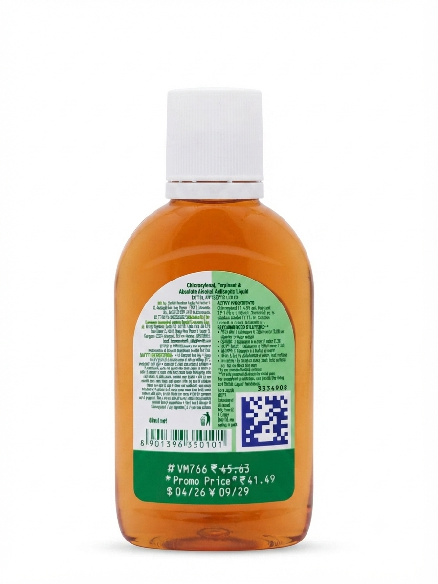 Dettol Antiseptic Liquid Germ Defence, Multipurpose Antiseptic Disinfectant for Personal Hygiene, Wound Care & Surface Cleaning, Family Hygiene Liquid
