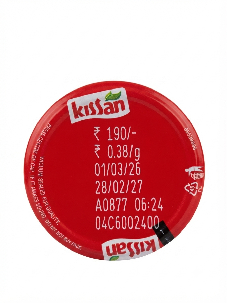 Kissan Mixed Fruit Jam, Fruity Spread with Mixed Fruit Blend, Smooth & Spreadable, 500g