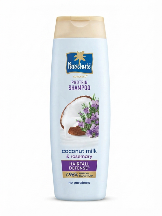 Parachute Advanced Protein Shampoo with Coconut Milk & Amla, For Soft & Shiny Hair, Protein-Enriched Hair Care Shampoo
