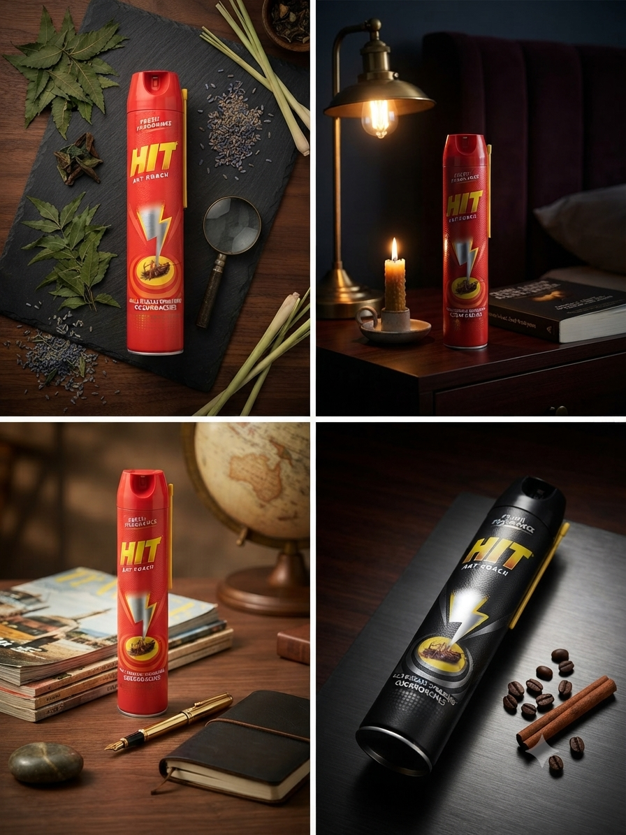 HIT Fresh Fragrance Ant & Roach Killer Spray – 400 ml Aerosol Insecticide