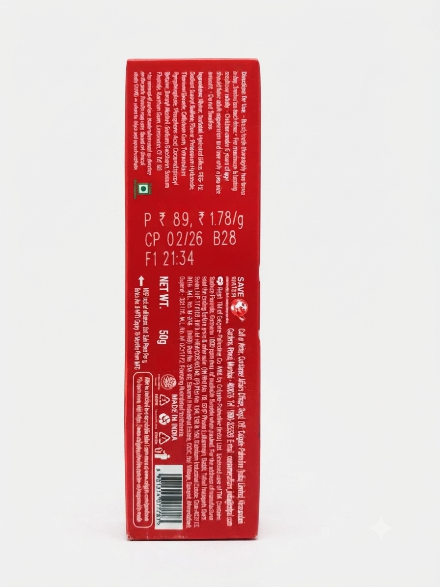 Colgate Visible White Daily Whitening Toothpaste, 20% More Product, Whitening Accelerators