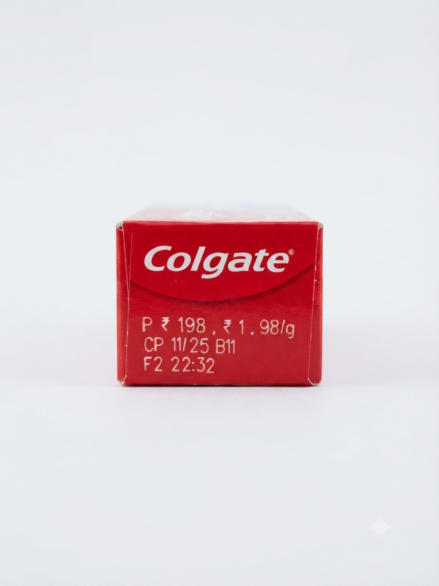 Colgate Visible White Daily Whitening Toothpaste, 20% More Product, Whitening Accelerators, Starts Whitening in 1 Week, Enamel Safe Formula for Daily Use, 120g