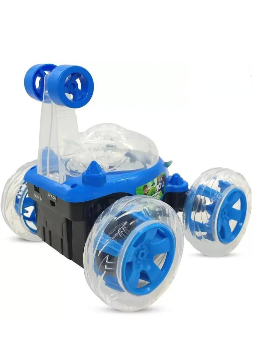 Remote Control Stunt Car for Kids, 360° Rotating RC Car with LED Lights,