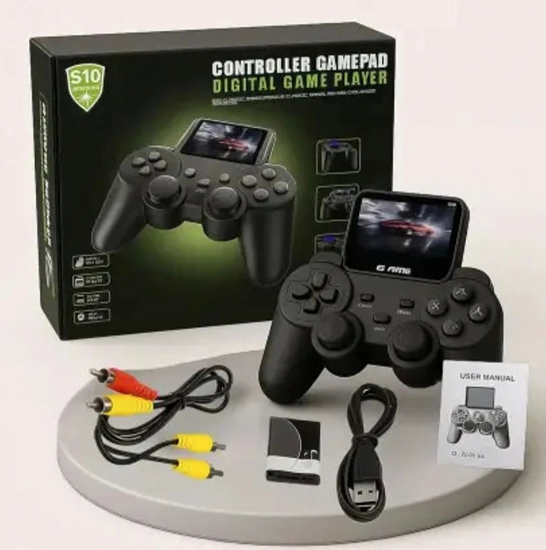 S10 Handheld Game Console with 520 Built-in Games | Portable Gaming Controller with Screen