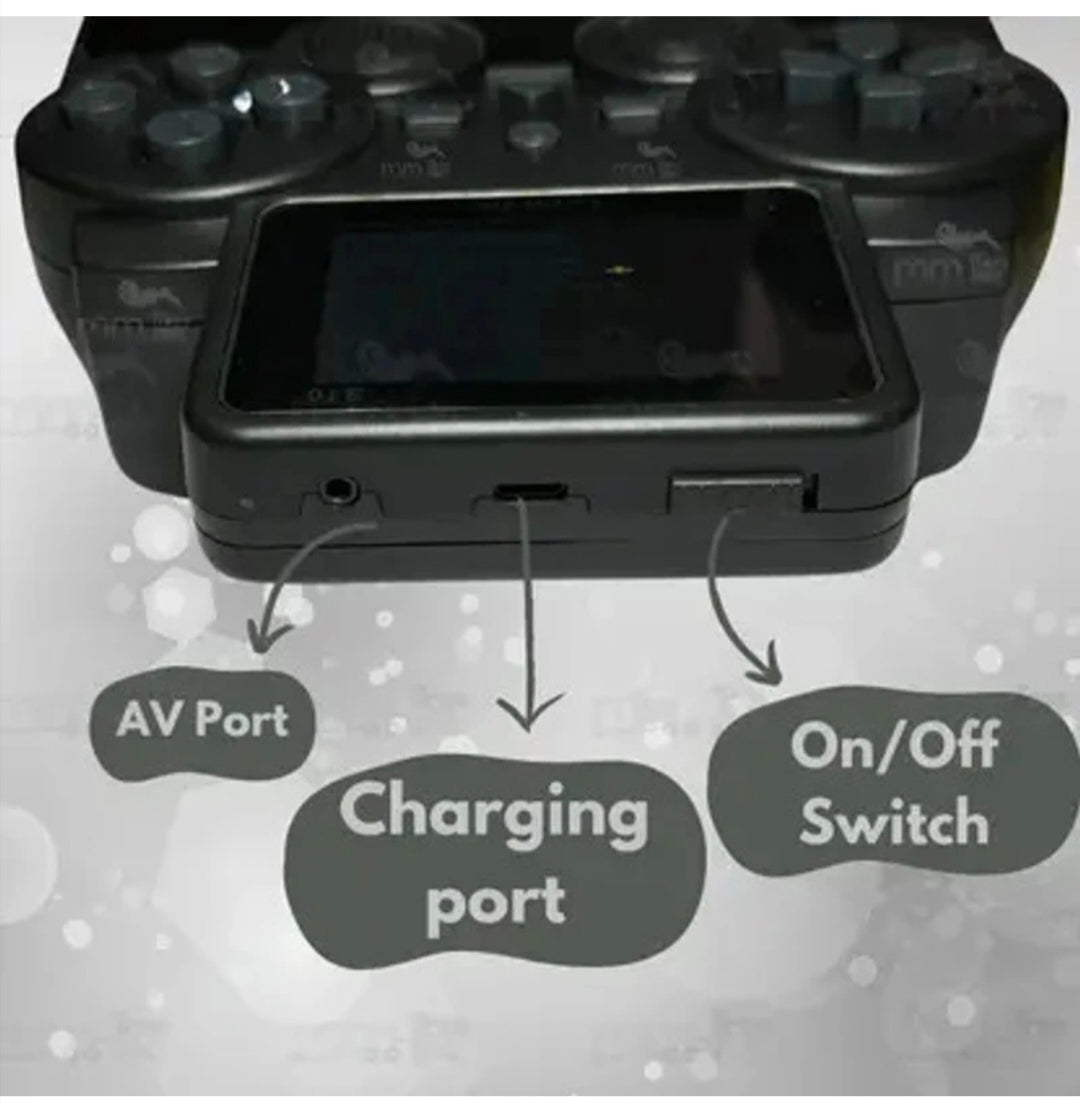 S10 Handheld Game Console with 520 Built-in Games | Portable Gaming Controller with Screen