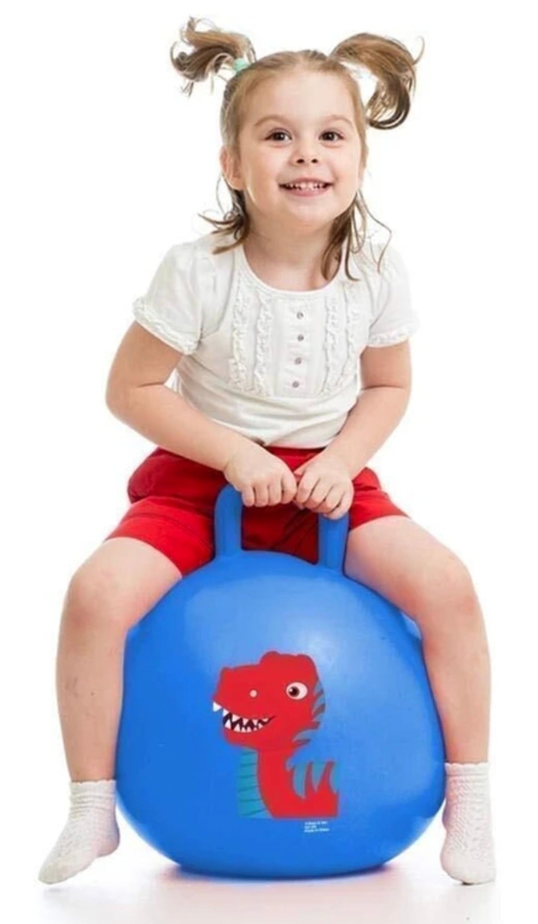 Kids Hopper Ball with Handle | Inflatable Jumping Ball for Toddlers & Children