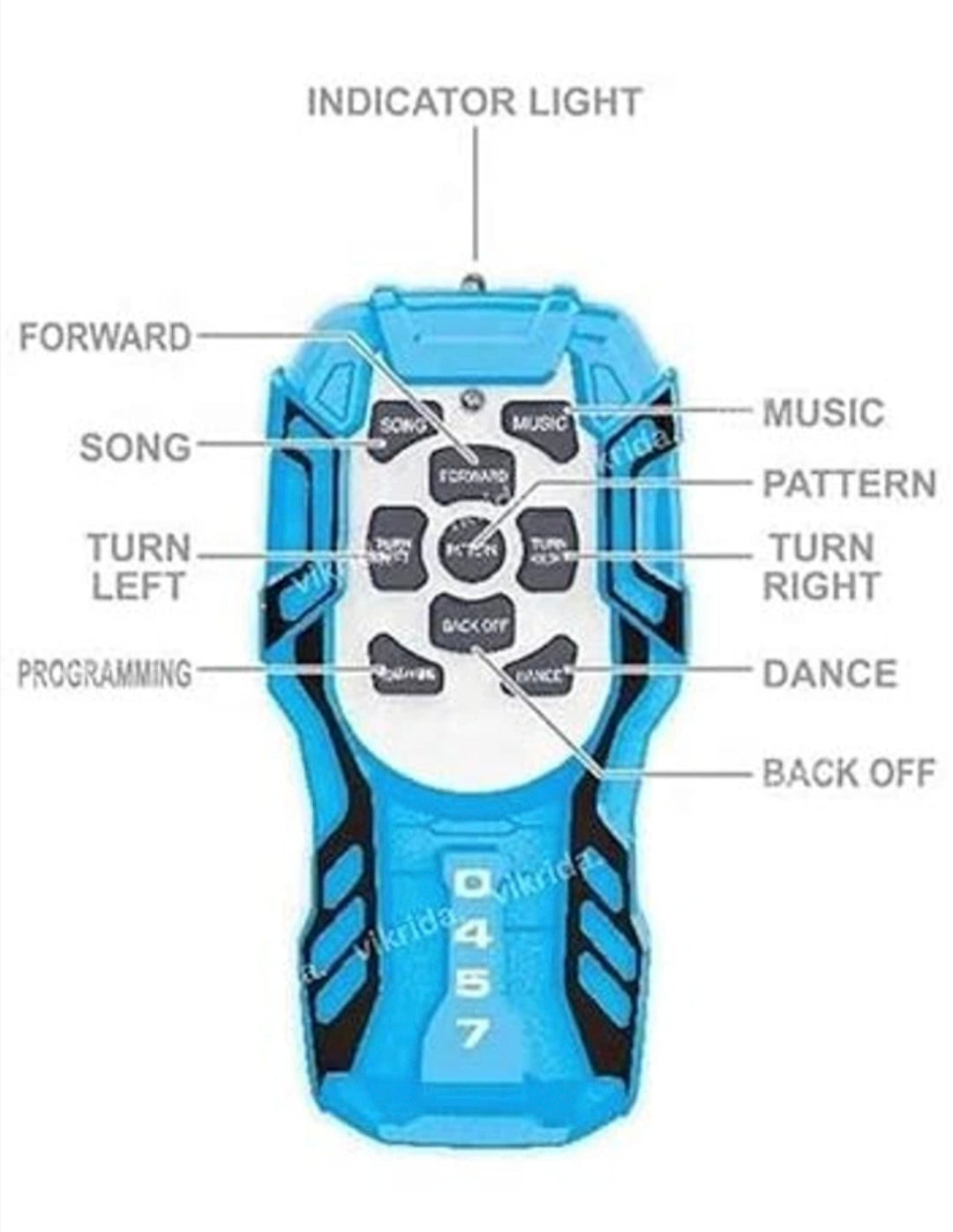 Remote Control Soccer Robot Toy with Lights & Music | Smart Dancing Robot with Color LED & Multi-Mode Functions