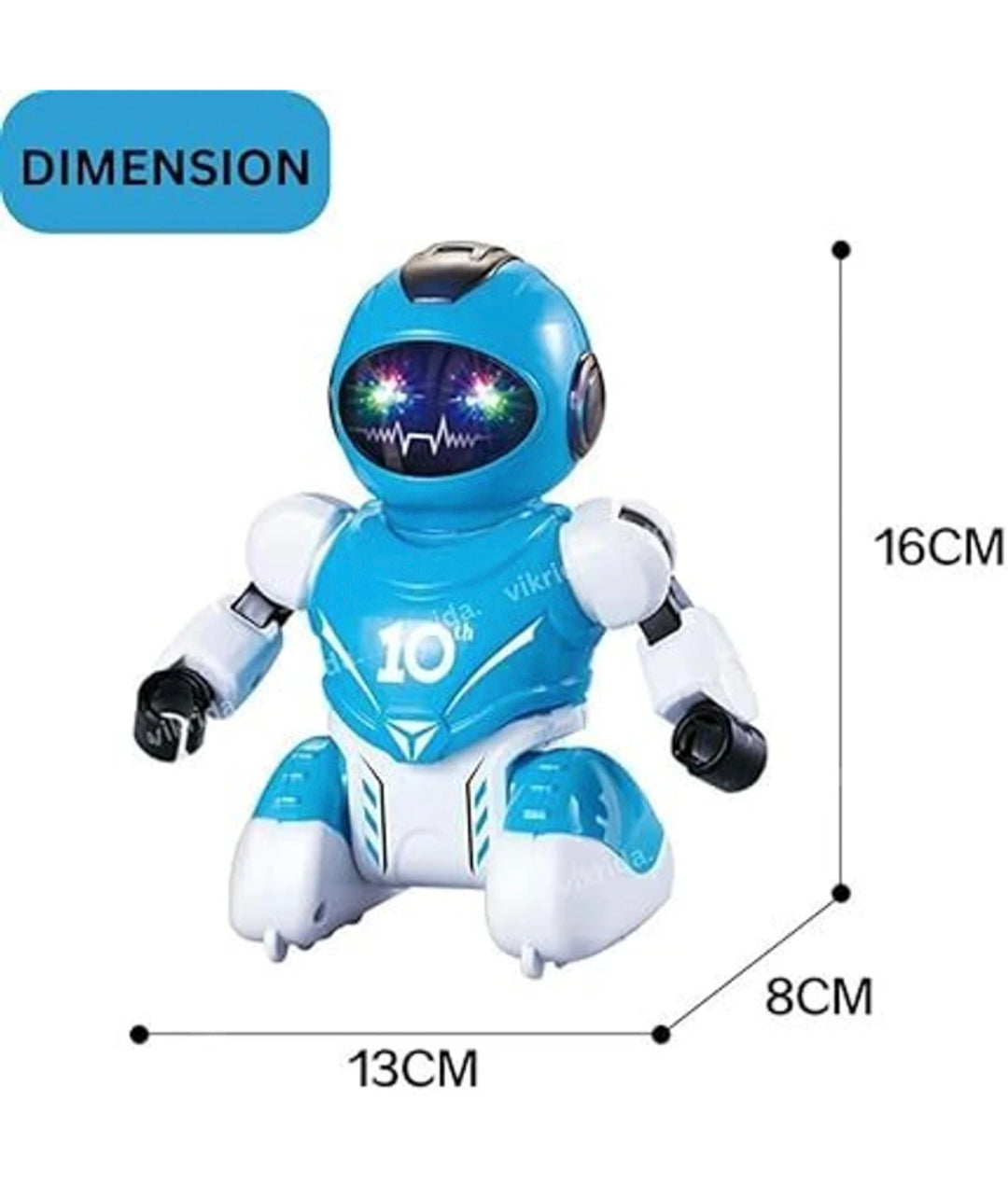 Remote Control Soccer Robot Toy with Lights & Music | Smart Dancing Robot with Color LED & Multi-Mode Functions