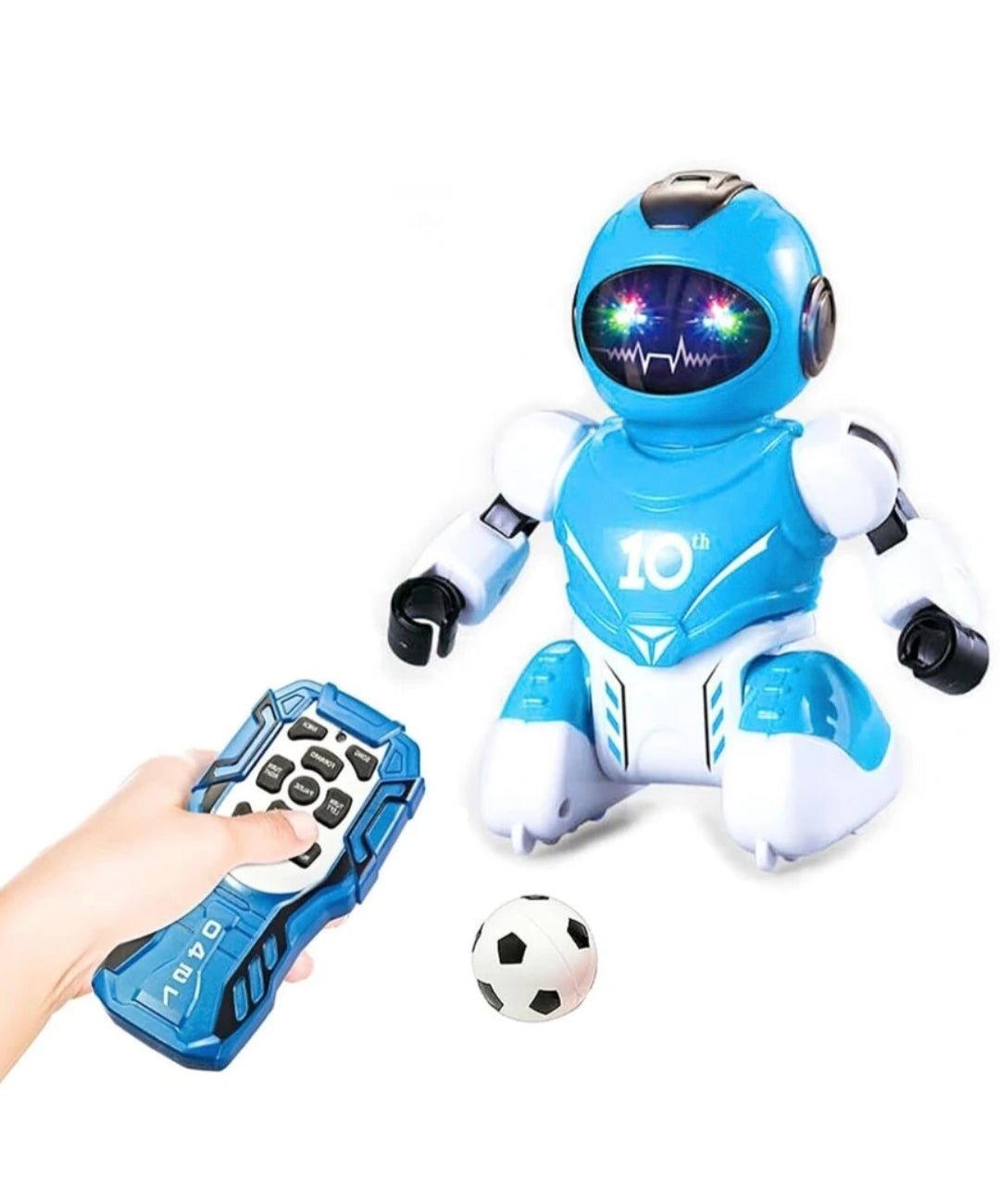 Remote Control Soccer Robot Toy with Lights & Music | Smart Dancing Robot with Color LED & Multi-Mode Functions
