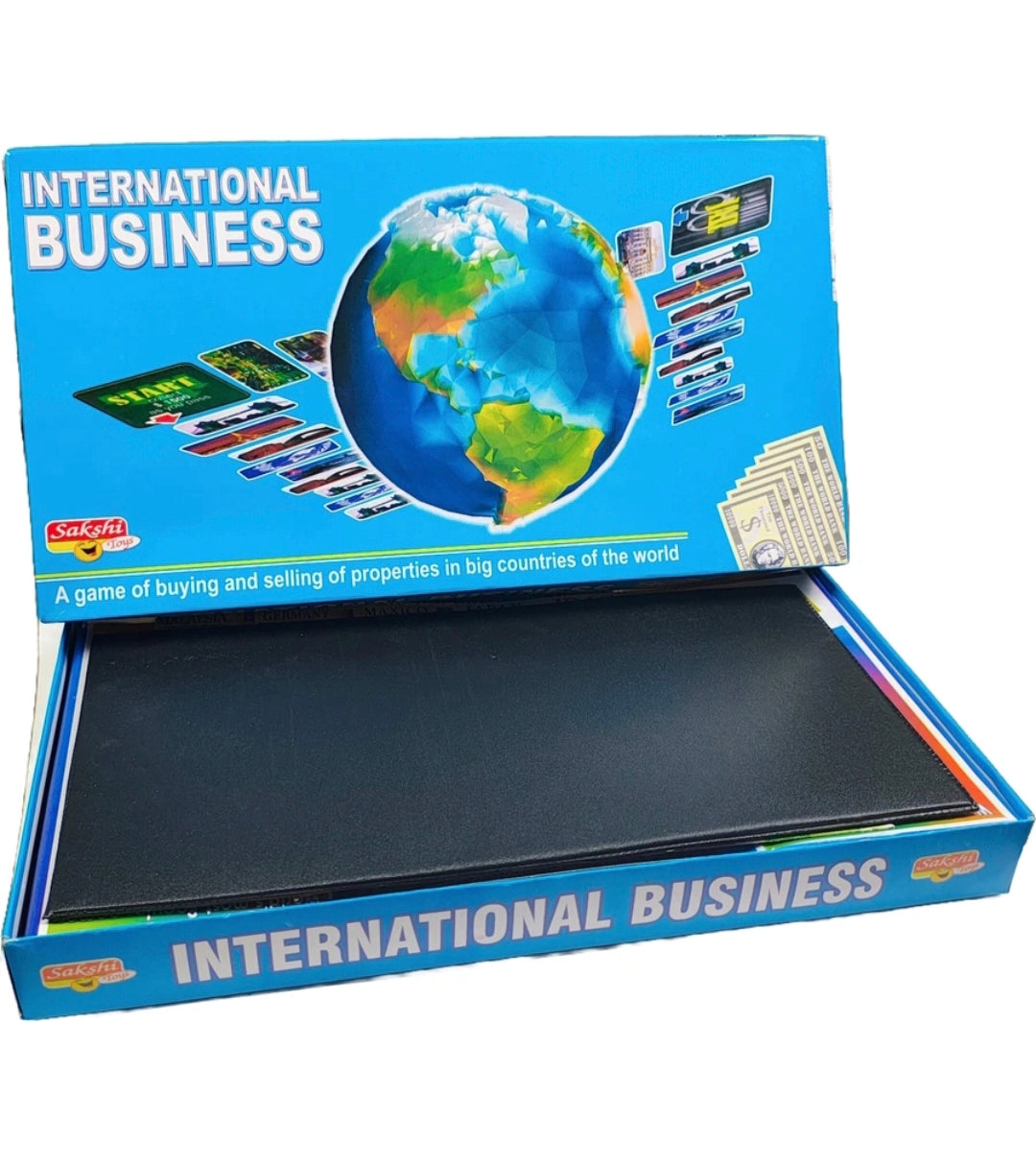 International Business Board Game for Kids & Family, Property Trading Game with Money