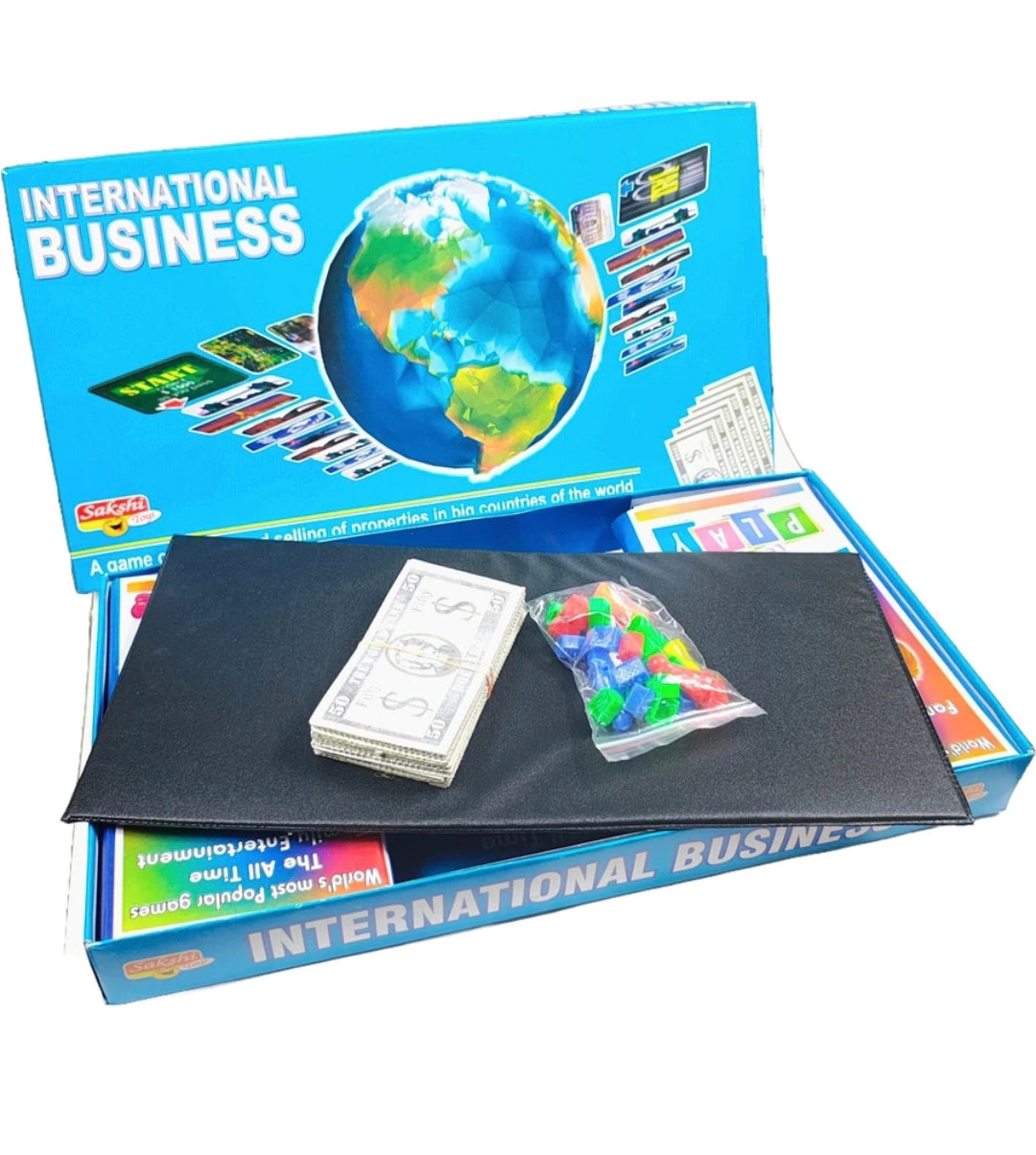 International Business Board Game for Kids & Family, Property Trading Game with Money