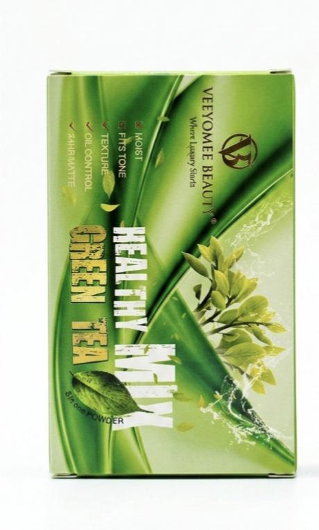 Green Tea Mix Skin Tone Powder 5 in 1